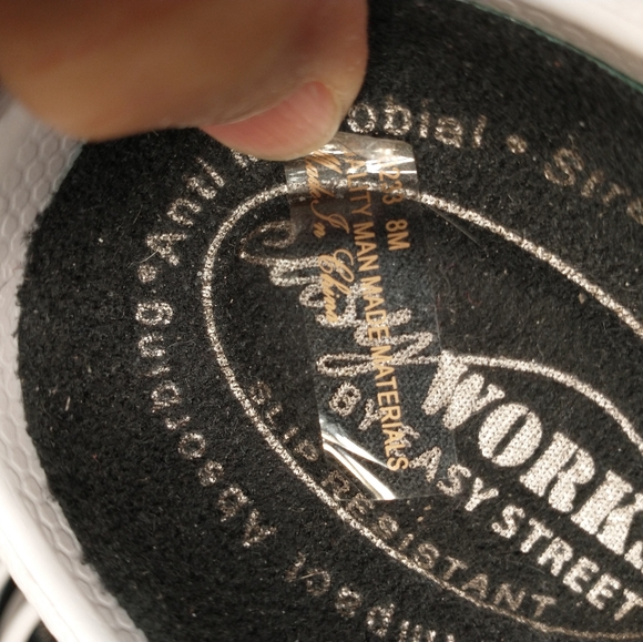 Easy work by easy Street Women Slip on Resistant, Oil Resistant Whit Shoe Size8 - Picture 13 of 13